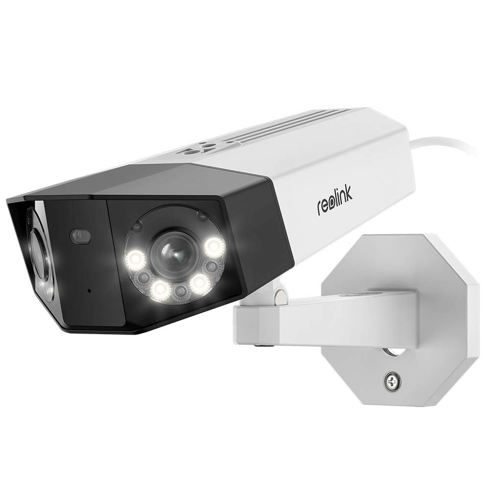 Reolink Duo Series P730 Intelligente 4K PoE Kamera mit zwei Objektiven, 180° Panoramasicht, Farbnachtsicht, intelligente Erkennung