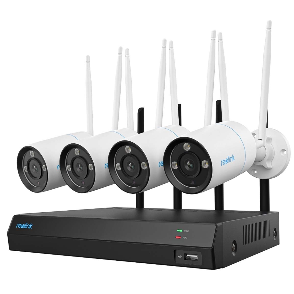 Reolink NVS12-8MB4W 8 MP 4K WLAN Komplettsystem für Videoüberwachung