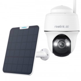 Reolink Argus Series B440 kabellose, akkubetriebene, 8 MP Dualband-WLAN Überwachungskamera mit Schwenk- und Neigefunktion, inkl. Reolink Solarpanel 2
