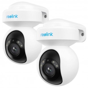 2x Reolink E Series E540 5 MP WLAN PTZ Überwachungskamera Set mit Personen- und Fahrzeugerkennung