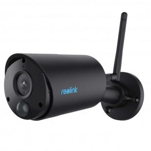 Reolink Argus Series B320 100% kabellose akkubetriebene 3 MP WLAN-Überwachungskamera (schwarz)