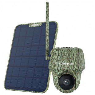 Reolink Go Series G450 mit Solarpanel 2 - 4G LTE 8 MP Wildkamera mit 360º Rundumsicht, Schwenk- und Neigefunktion,