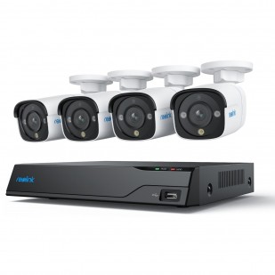 Reolink NVS8 8-Kanal Netzwerkrekorder inkl. 2TB und 4x Reolink P340 12MP Überwachungskamera