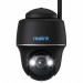 Reolink Argus Series B430 akkubetriebene, kabellose 5 MP Dualband WLAN-Überwachungskamera mit Schwenk- und Neigefunktion  (schwarz)