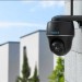 Reolink Argus Series B430 akkubetriebene, kabellose 5 MP Dualband WLAN-Überwachungskamera mit Schwenk- und Neigefunktion  (schwarz)