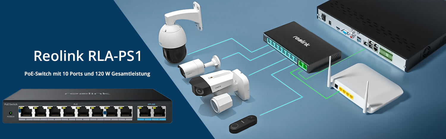 Reolink RLA-PS1 10-Port PoE Switch 